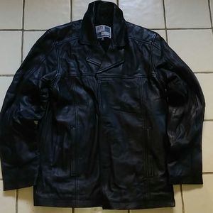 Protect soft leather 3/4 jacket